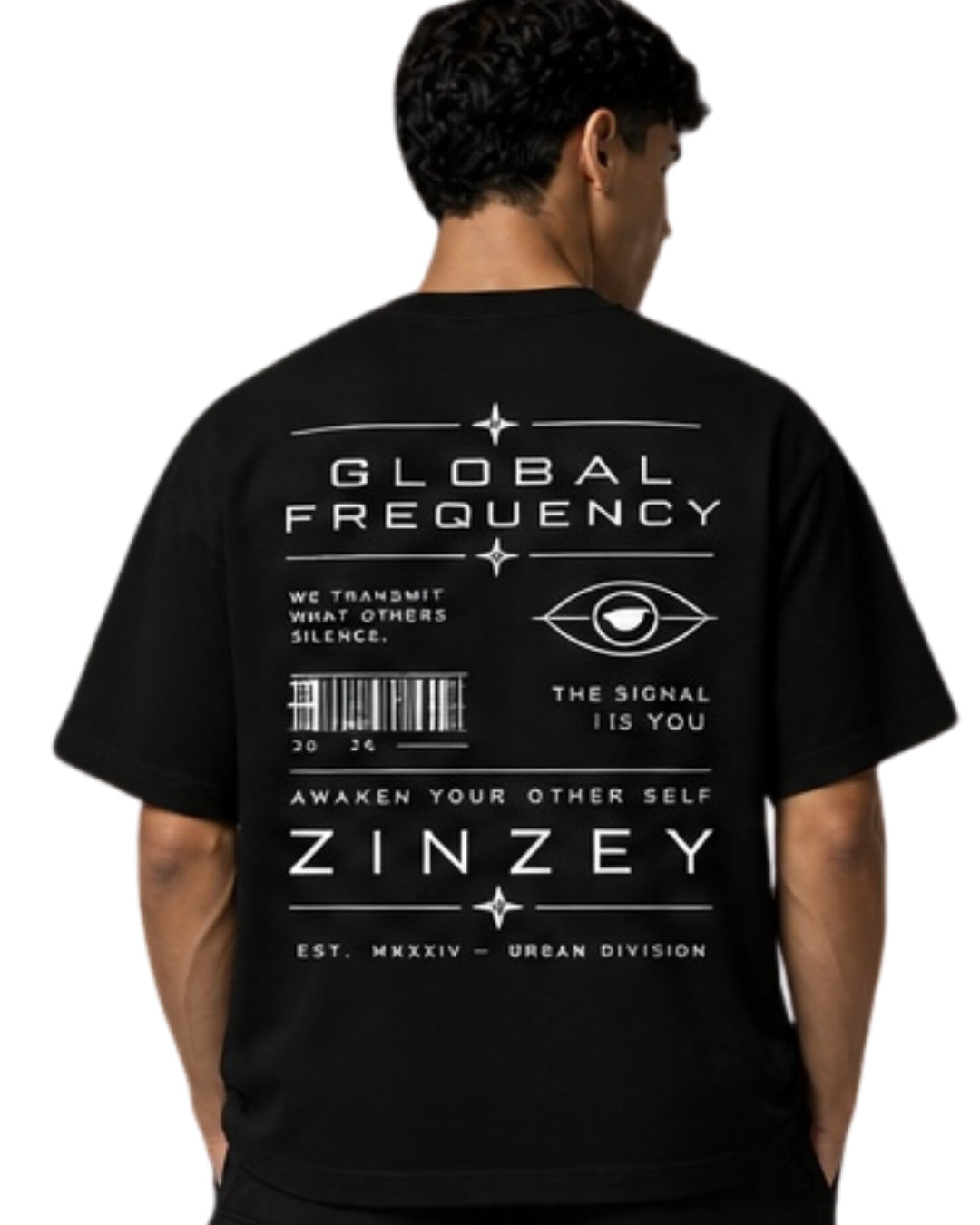 ZINZEY® CORE / 003 — GLOBAL FREQUENCY TEE