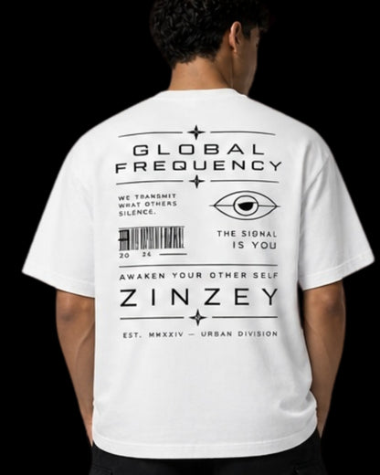 ZINZEY® CORE / 003 — GLOBAL FREQUENCY TEE